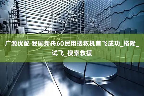 广源优配 我国新舟60民用搜救机首飞成功_格隆_试飞_搜索救援