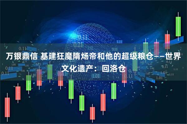 万银鼎信 基建狂魔隋炀帝和他的超级粮仓——世界文化遗产：回洛仓